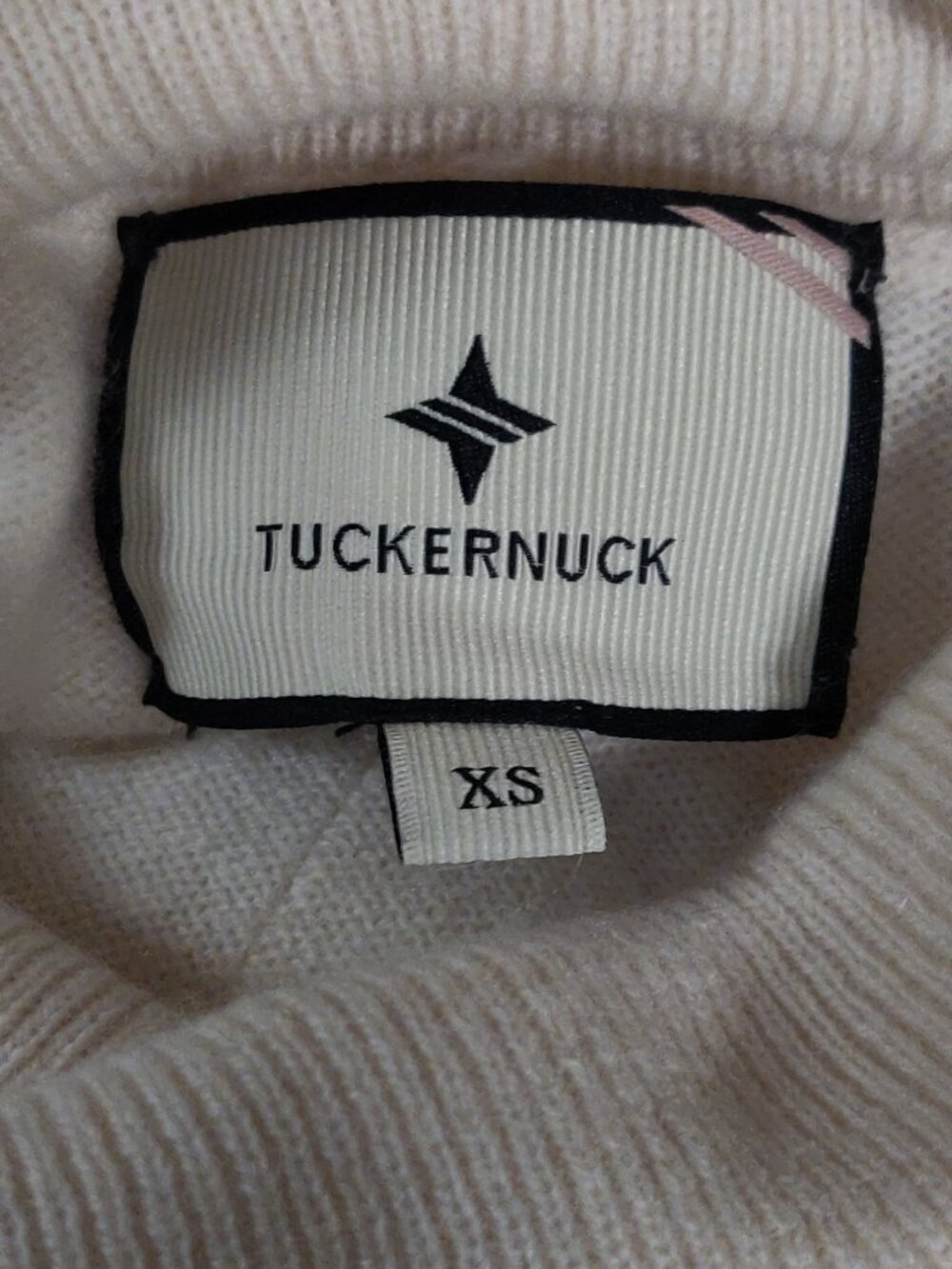 Tuckernuck Ivory 100% Cashmere Turtleneck Sweater SIZE XS - Picture 2 of 6